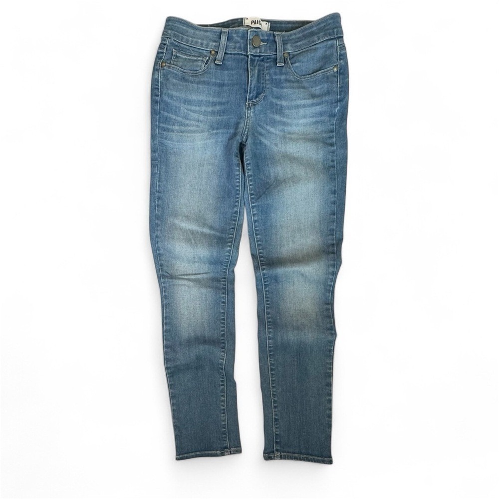 Paige Women's Kylie Crop Light Wash Blue Jeans Size 26